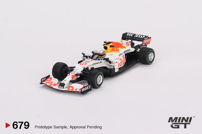 MiniGT 1:64 Red Bull RB16B #11 Sergio Pérez 2021 Turkish Grand Prix 3rd Place- MiJo Exclusive #679