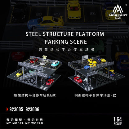 Moreart 1:64 Steel Structure Platform Parking
Scene Diorama - *2 Versions+