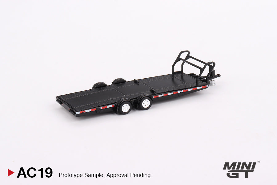 MiniGT 1:64 Car Hauler Trailer Type B - Black MGTAC19