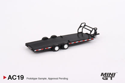 MiniGT 1:64 Car Hauler Trailer Type B - Black MGTAC19