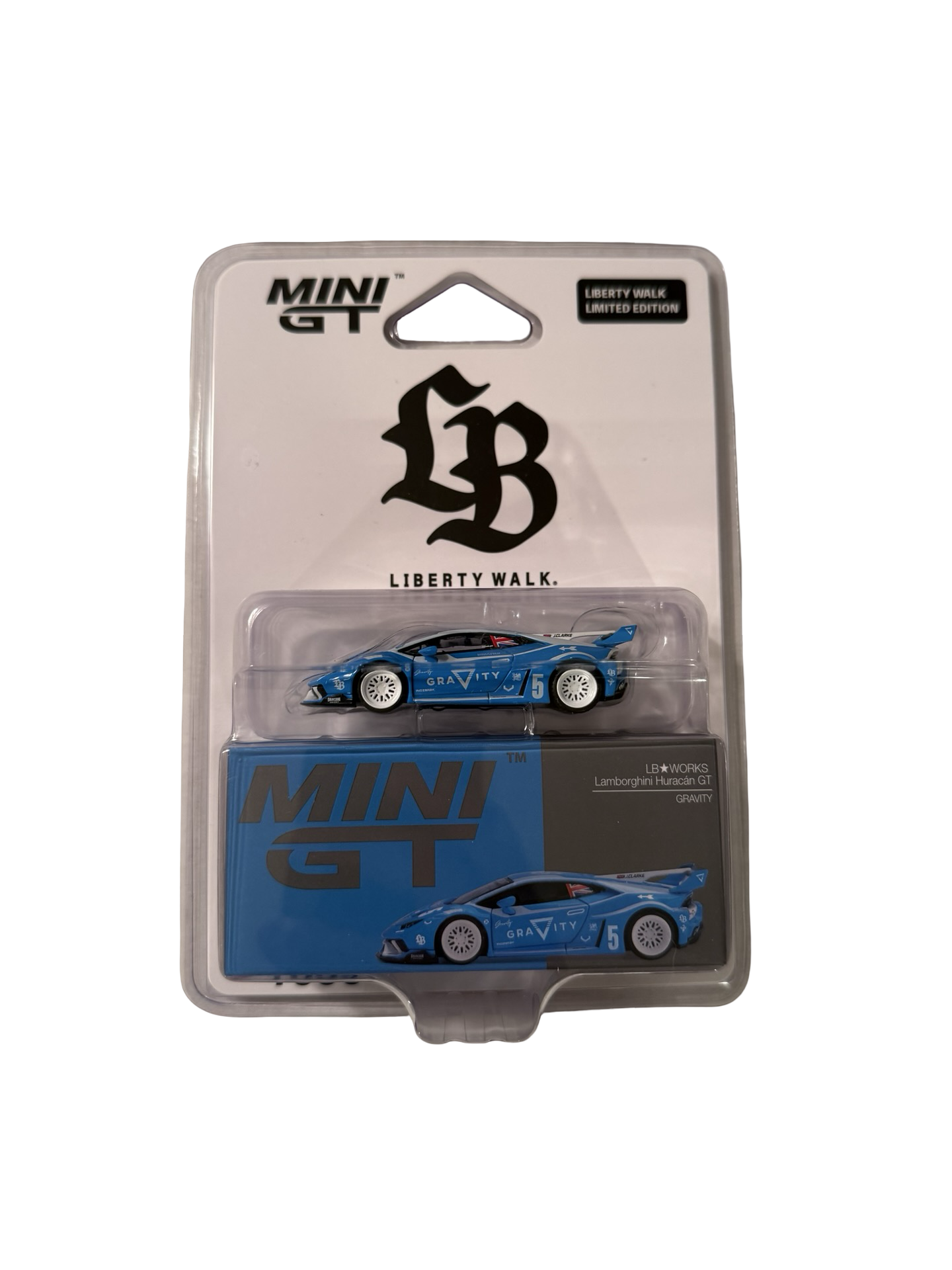 MiniGT 1:64 LB Works Lamborghini Huracán GT GRAVITY – Blue - LBWK Store Exclusive Blister #1055