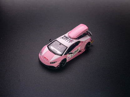 TPC 1:64 Lamborghini Huracan LP610-4 - Hello Kitty With Roof Storage