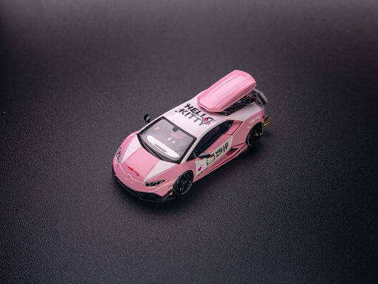 TPC 1:64 Lamborghini Huracan LP610-4 - Hello Kitty With Roof Storage