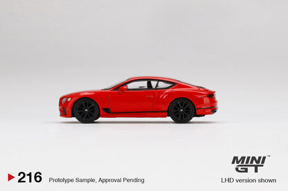 MiniGT 1:64 Bentley Continental GT St James Red - MiJo Exclusive #216