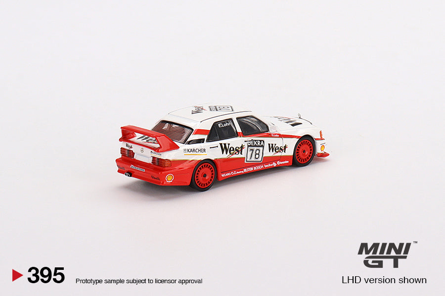 MiniGT 1:64 Mercedes-Benz 190E 2.5 16 Evolution II 1991 DTM #78 Lohr - MiJo Exclusive #395