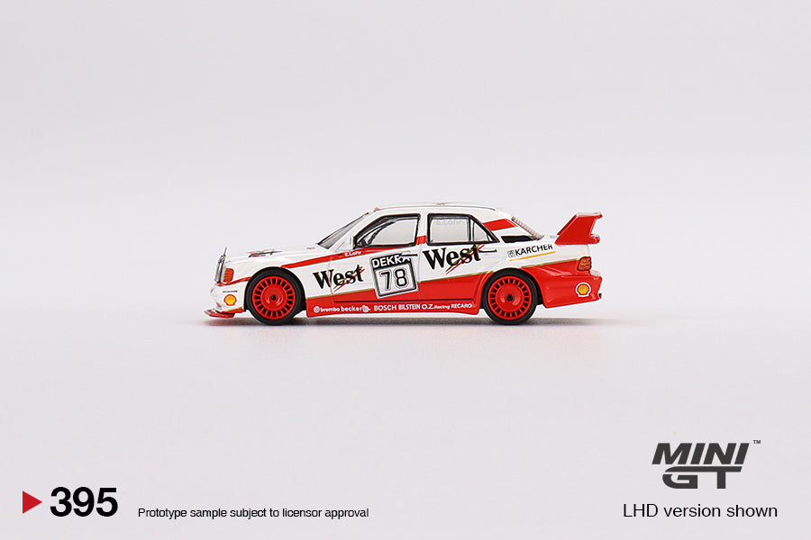 MiniGT 1:64 Mercedes-Benz 190E 2.5 16 Evolution II 1991 DTM #78 Lohr - MiJo Exclusive #395