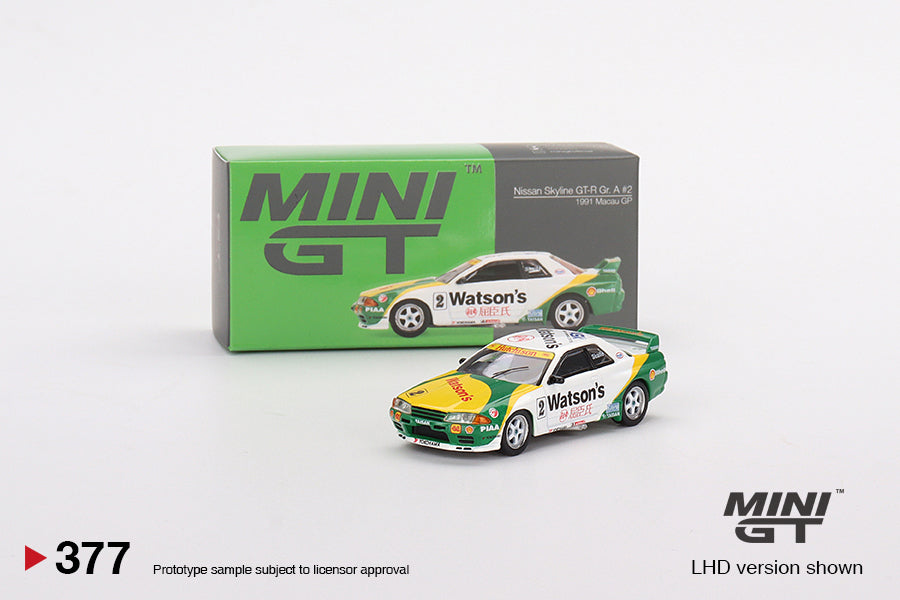 MiniGT 1:64 Nissan GT-R R32 Gr. A #2 1991 Macau GP - MiJo Exclusive #377