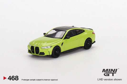 MiniGT 1:64 BMW M4 Competition (G82) Yellow - MiJo Exclusive #468