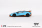 MiniGT 1:64 Lamborghini Huracán STO Blu Laufey – MiJo Exclusive #475