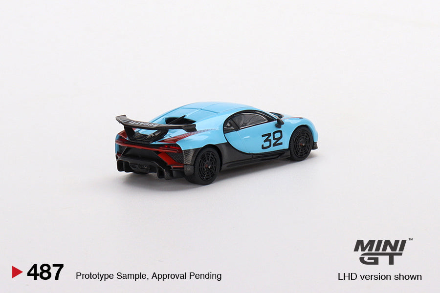 MiniGT 1:64 Bugatti Chiron Pur Sport  “Grand Prix” – MiJo Exclusive #487