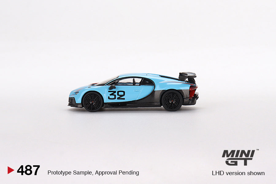 MiniGT 1:64 Bugatti Chiron Pur Sport  “Grand Prix” – MiJo Exclusive #487