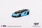 MiniGT 1:64 Lamborghini LB-Silhouette WORKS Aventador GT EVO – Baby Blue – MiJo Exclusive #494