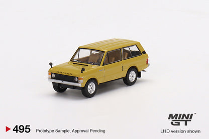 MiniGT 1:64 1971 Range Rover – Bahama Gold – MiJo Exclusive #495