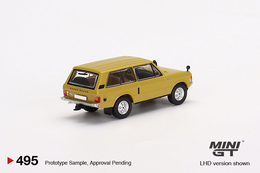 MiniGT 1:64 1971 Range Rover – Bahama Gold – MiJo Exclusive #495