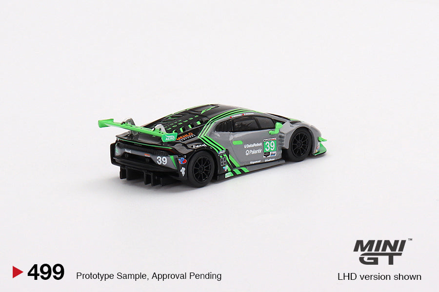 MiniGT 1:64 Lamborghini Huracán GT3 EVO #39 2022 IMSA Road America 2nd Place – MiJo Exclusive #499