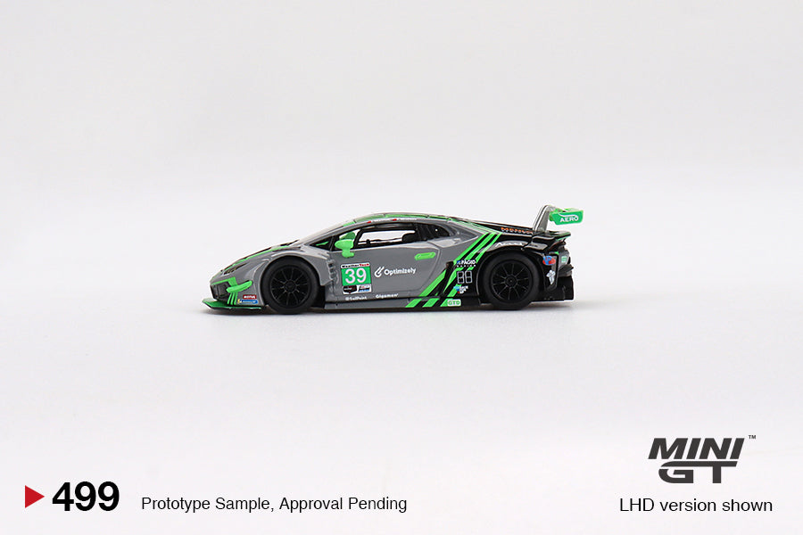 MiniGT 1:64 Lamborghini Huracán GT3 EVO #39 2022 IMSA Road America 2nd Place – MiJo Exclusive #499