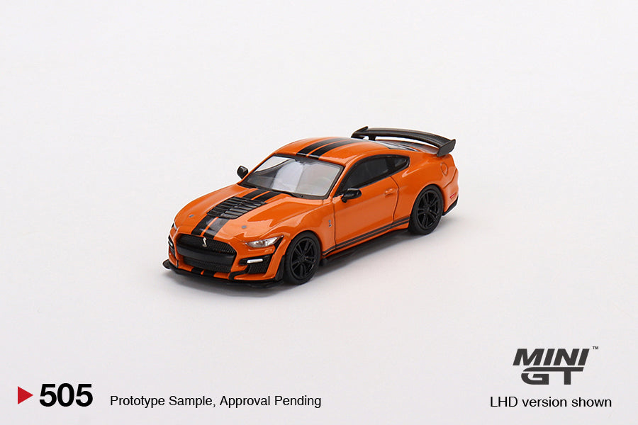 MiniGT 1:64 Ford Mustang Shelby GT500 (Twister Orange) – MiJo Exclusive #505