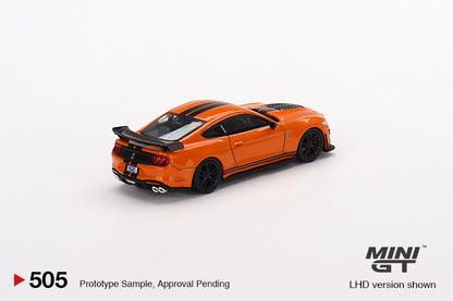 MiniGT 1:64 Ford Mustang Shelby GT500 (Twister Orange) – MiJo Exclusive #505