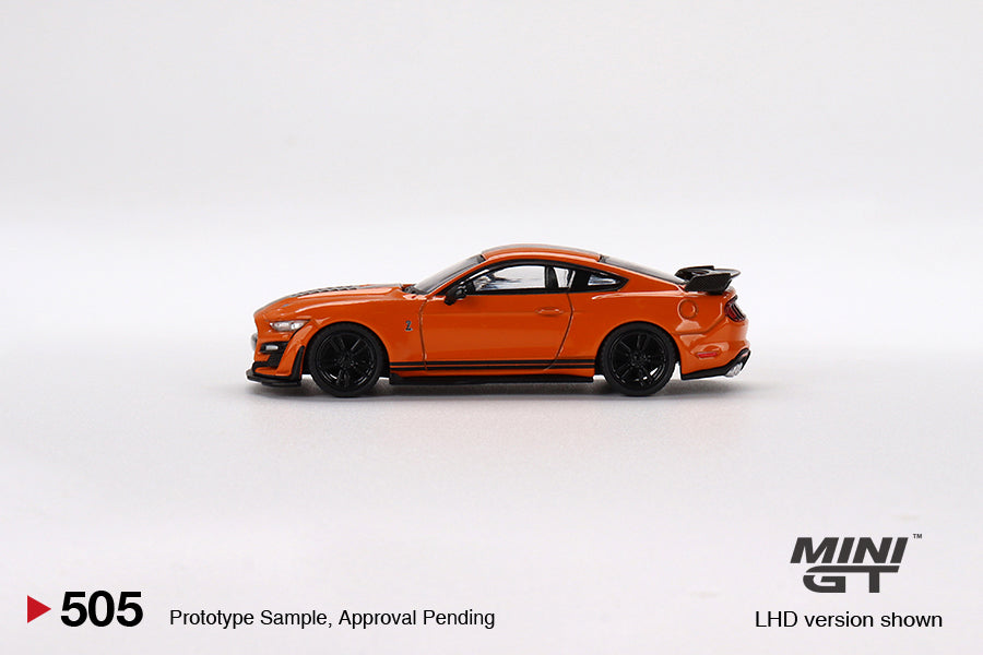 MiniGT 1:64 Ford Mustang Shelby GT500 (Twister Orange) – MiJo Exclusive #505