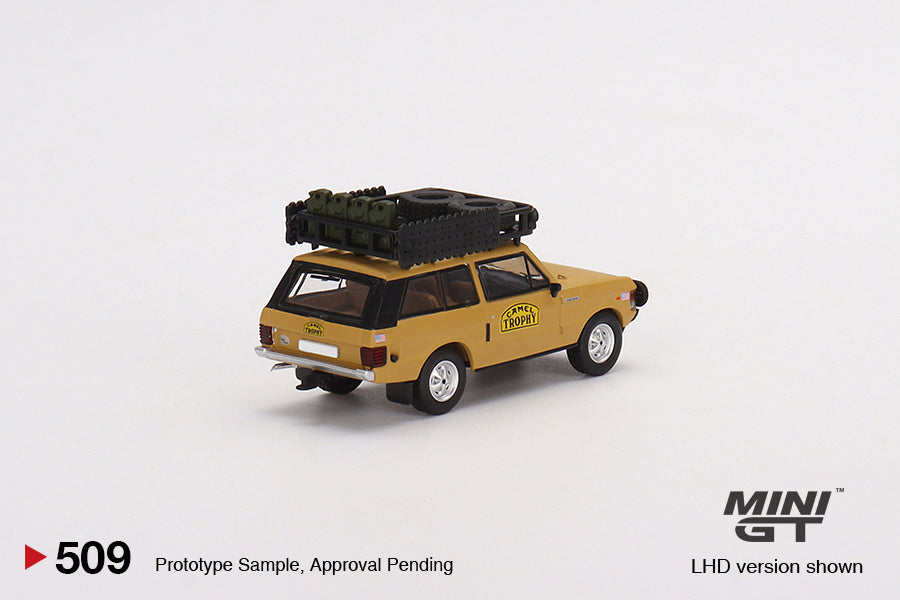 MiniGT 1:64 Range Rover 1982 Camel Trophy Papua New Guinea Team USA (RHD) – MiJo Exclusive #509