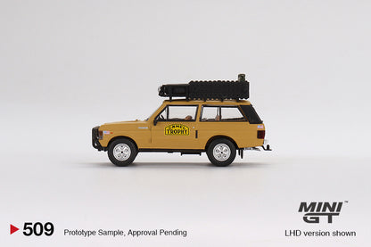 MiniGT 1:64 Range Rover 1982 Camel Trophy Papua New Guinea Team USA (RHD) – MiJo Exclusive #509