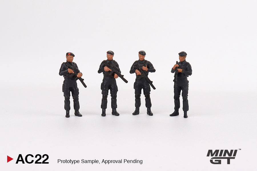 MiniGT 1:64 Figurine - Mobile Brigade Corps (BRIMOB) Indonesia Exclusive