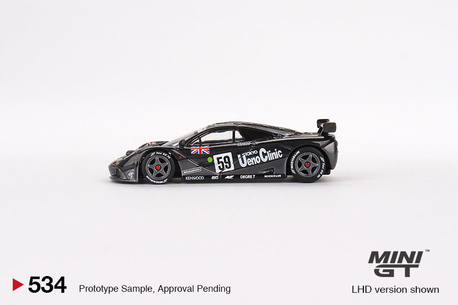 MiniGT 1:64 McLaren F1 GTR #59 1995 Le Mans 24Hr Winner – Black – MiJo Exclusive #534