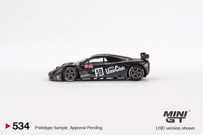 MiniGT 1:64 McLaren F1 GTR #59 1995 Le Mans 24Hr Winner – Black – MiJo Exclusive #534