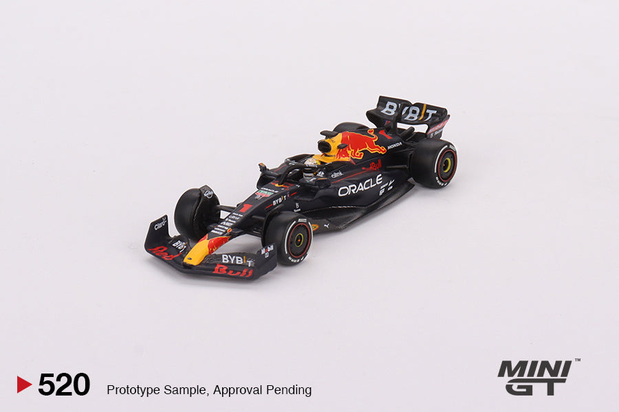 MiniGT 1:64 F1 Oracle Red Bull Racing RB18 #1 Max Verstappen 2022 Abu Dhabi Grand Prix Winner - MiJo Exclusive #520