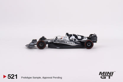 MiniGT 1:64 F1 AlphaTauri AT03 #22 Yuki Tsunoda - MiJo Exclusive #521