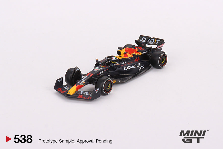 MiniGT 1:64 F1 Oracle Red Bull Racing RB18 #11 Sergio Pérez 2022 Abu Dhabi Grand Prix 3rd Place - MiJo Exclusive #538