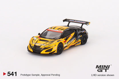 MiniGT 1:64 Honda NSX GT3 EVO22 #18 TEAM UPGARAGE 2022 Super GT Series - Yellow – Japan Exclusive #541