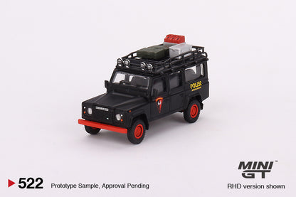 MiniGT 1:64 Land Rover Defender 110 Mobile Brigade Corps (KORPS BRIMOB) - Indonesia Exclusive #522