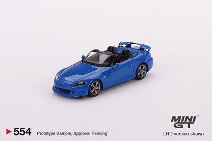 MiniGT 1:64 Honda S2000 (AP2) CR – Apex Blue – MiJo Exclusive #554