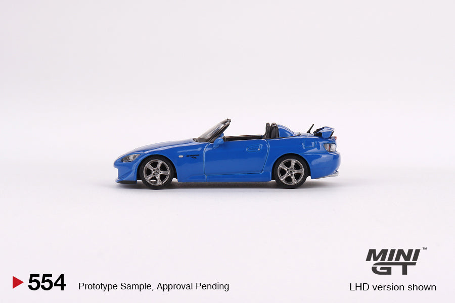 MiniGT 1:64 Honda S2000 (AP2) CR – Apex Blue – MiJo Exclusive #554