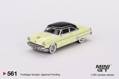 MiniGT 1:64 Lincoln Capri 1954 – Premier Yellow – MiJo Exclusive #561