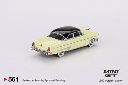 MiniGT 1:64 Lincoln Capri 1954 – Premier Yellow – MiJo Exclusive #561