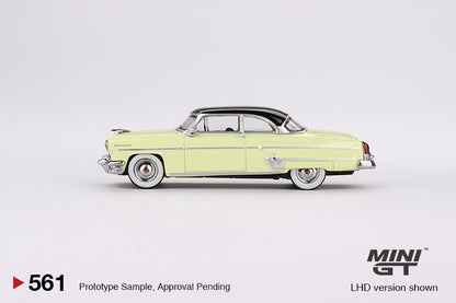 MiniGT 1:64 Lincoln Capri 1954 – Premier Yellow – MiJo Exclusive #561