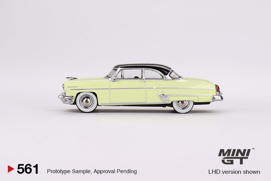 MiniGT 1:64 Lincoln Capri 1954 – Premier Yellow – MiJo Exclusive