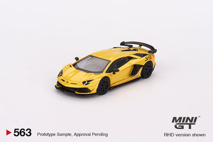 MiniGT 1:64 Lamborghini Aventador SVJ - Giallo Orion - MiJo Exclusive #563