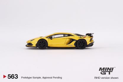 MiniGT 1:64 Lamborghini Aventador SVJ - Giallo Orion - MiJo Exclusive #563