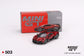 MiniGT 1:64 Bugatti Divo Red Metallic – MiJo Exclusive #503
