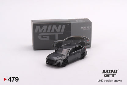 MiniGT 1:64 Audi ABT RS6-R Daytona Grey - MiJo Exclusive #479