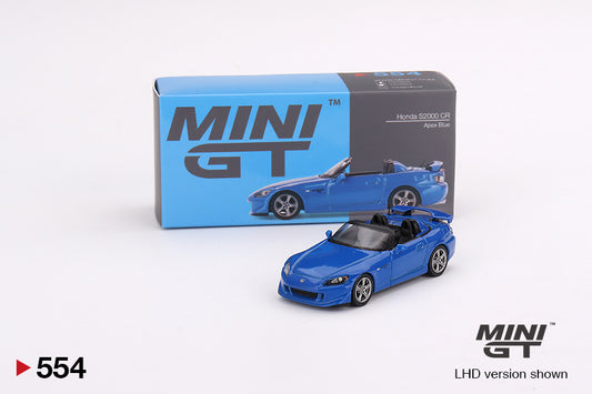 MiniGT 1:64 Honda S2000 (AP2) CR – Apex Blue – MiJo Exclusive #554
