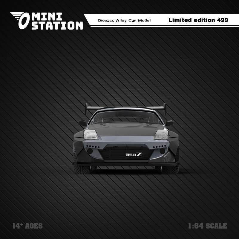 Mini Station 1:64 Nissan 350Z - Grey