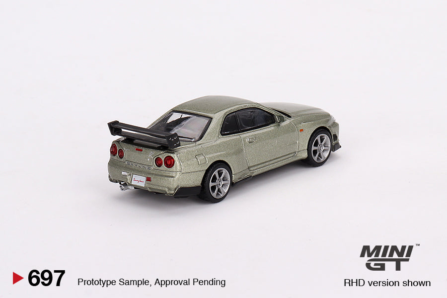 MiniGT 1:64 Nissan Skyline GT-R (R34) Tommy Kaira R-z Millenium Jade – MiJo Exclusive #697