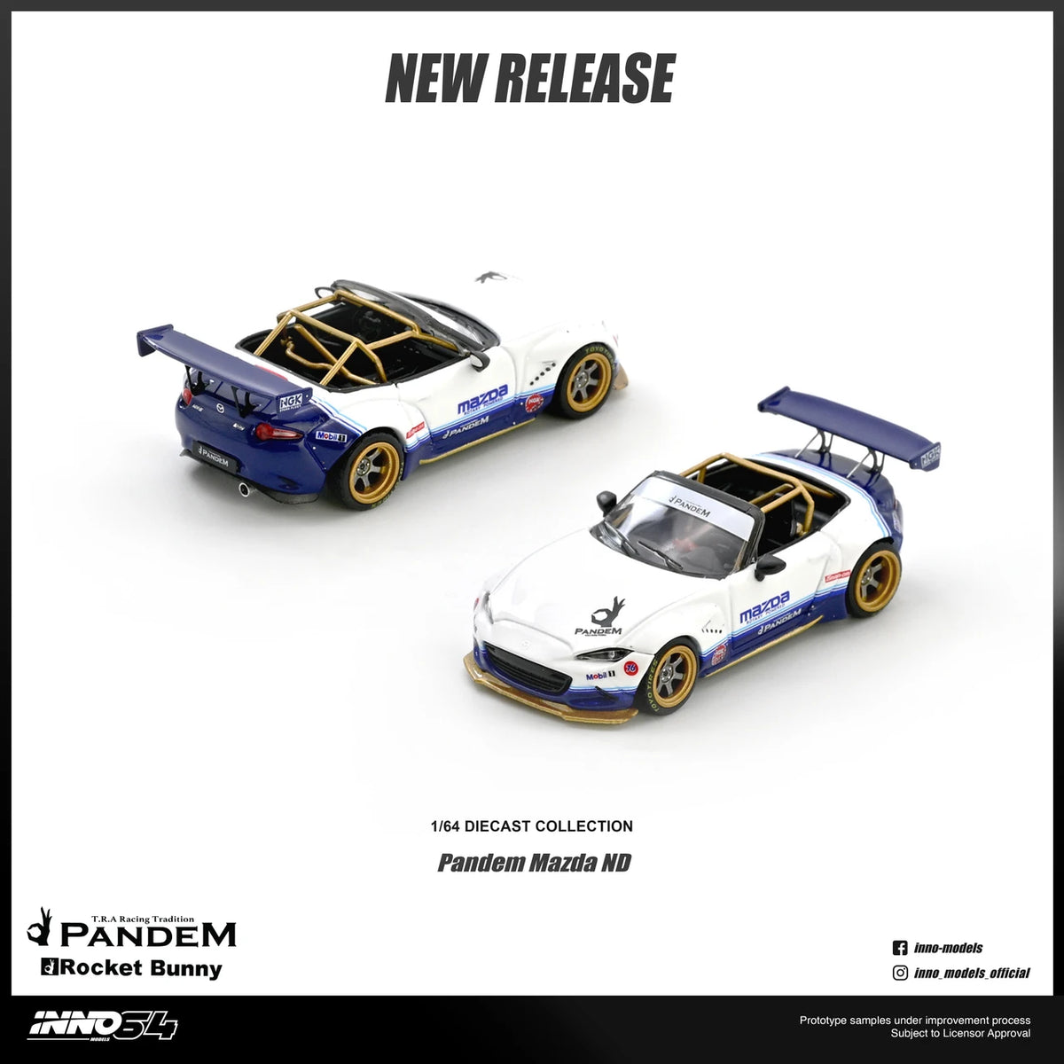 Inno64 1:64 Mazda MX-5 (ND) Miata Pandem Rocket Bunny V1.0