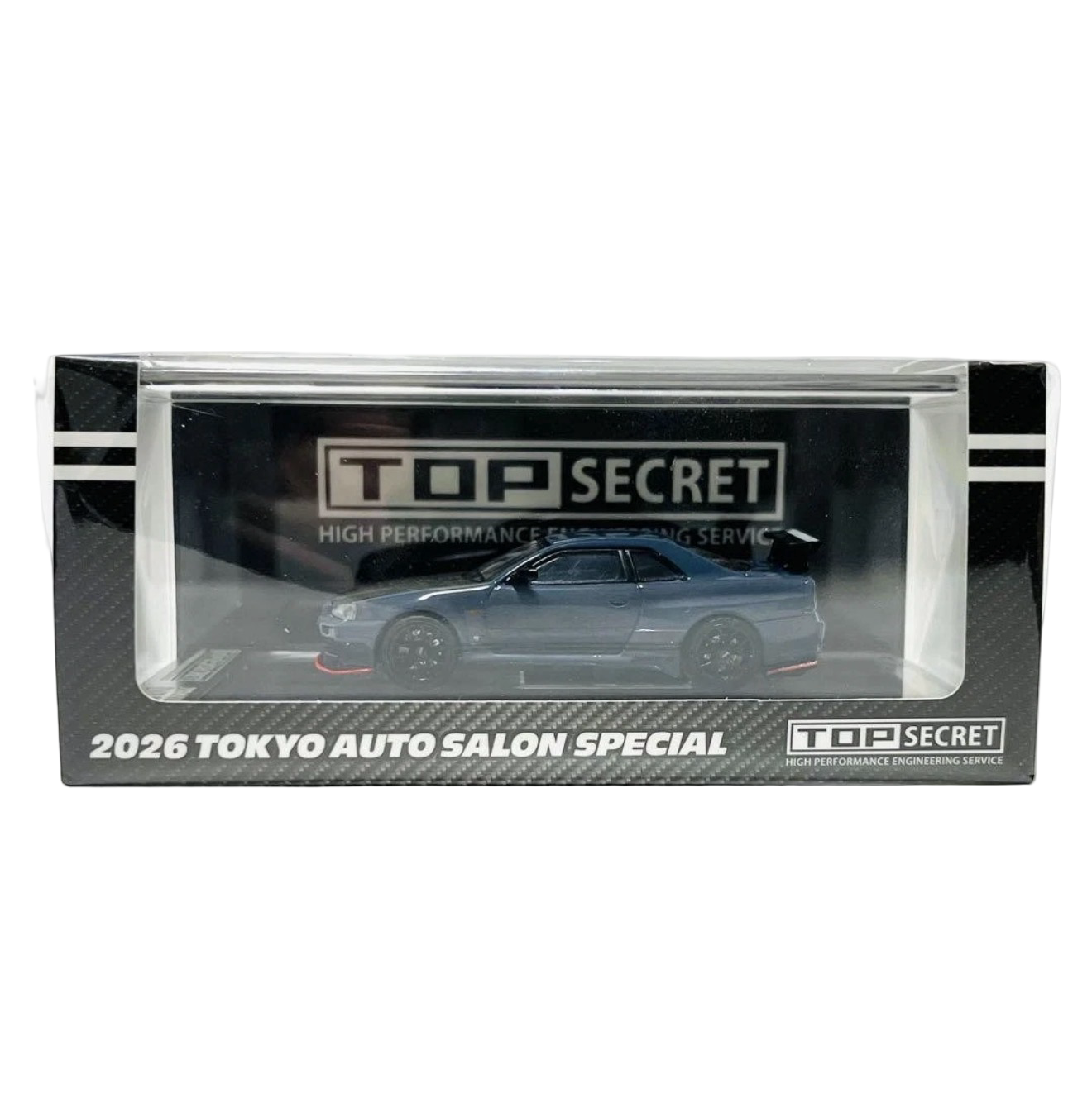 K3 Model 1:64 Top Secret Exclusive Pair Nissan GT-R R35 & Nissan GT-R R34 Pair - 2026 Tokyo Auto Salon Exclusive Limited To 999pcs