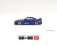 MiniGT X Kaido House 1:64 Nissan Skyline GT-R (R33) Kaido Works V2 - Blue