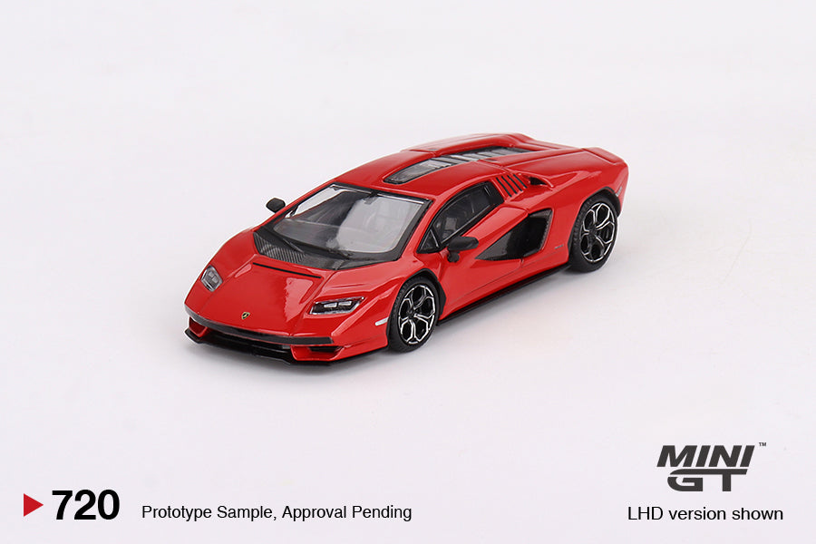 MiniGT 1:64 Lamborghini Countach LPI 800-4 – Rosso Mars – MiJo Exclusive #720